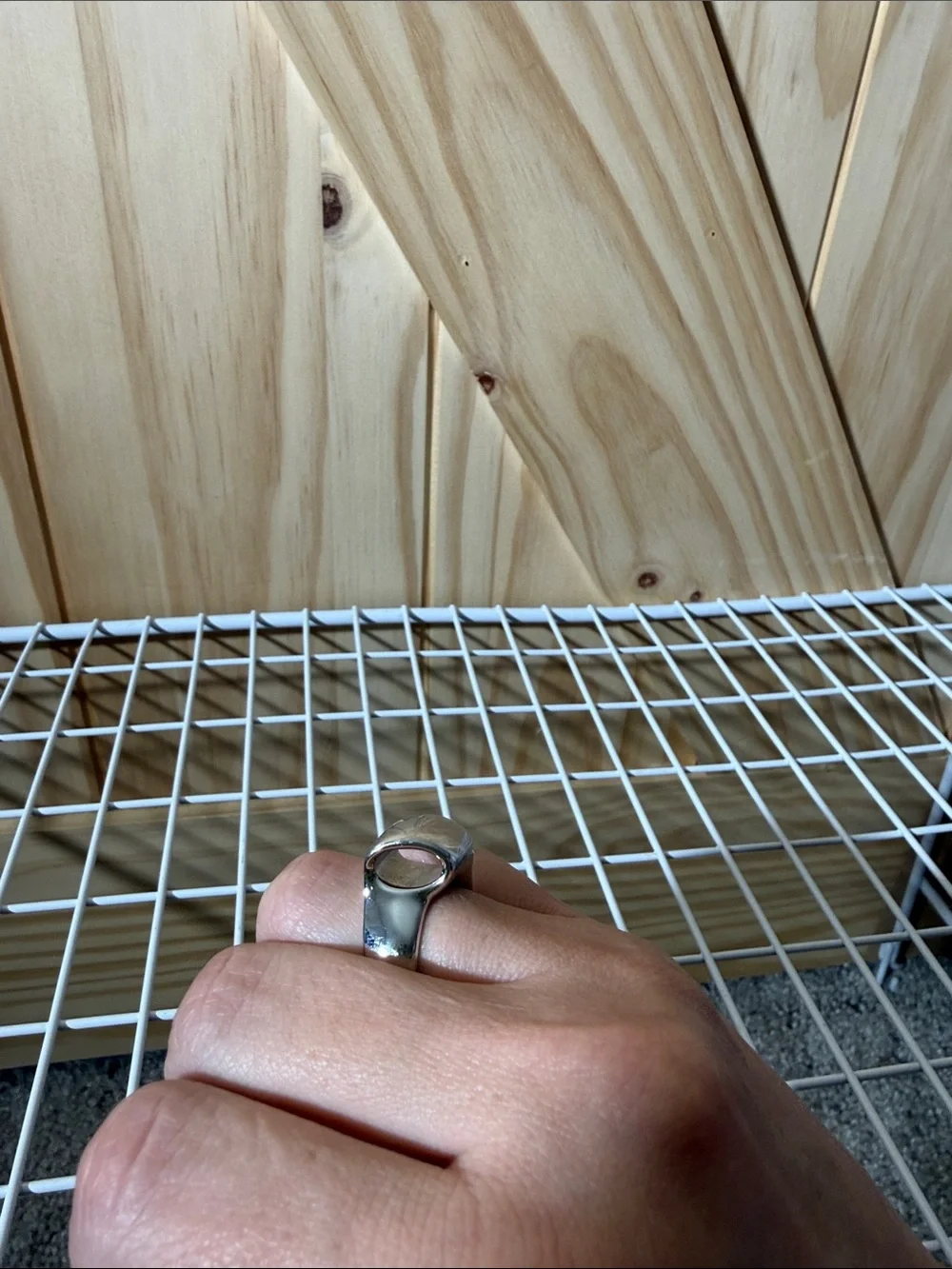 Lia Sophia Polished Silver Dome Ring